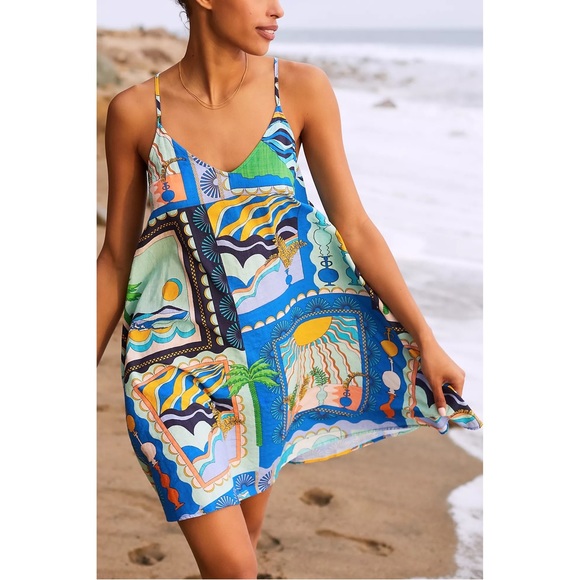Anthropologie Other - Anthropologie Postcard Swim Cover Up Sz M